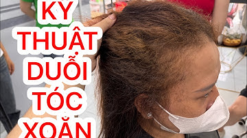 CHIA SẺ KỸ THUẬT DUỖI TÓC XOĂN AN TOÀN K BỊ TRẢ XOĂN LẠI | NGỌC TÓC