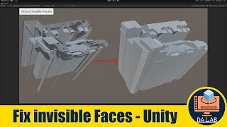 How to Fix invisible Faces in Unity