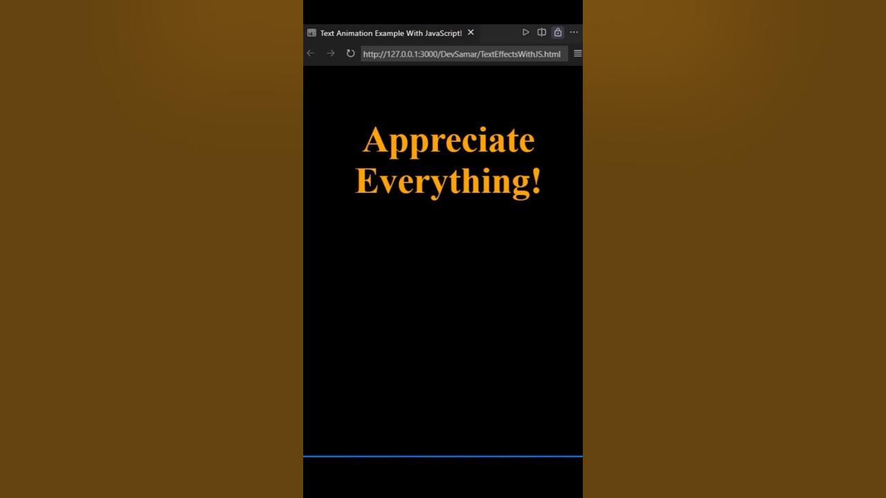 learn how to Create Text Animation Effects using JavaScript #shorts # ...