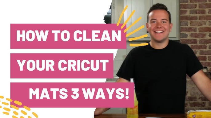 How to Clean a Pink Cricut FabricGrip Mat