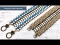 Free Beaded Bracelet Pattern | Nefertiti Bracelet Tutorial | Firepolish Bugle Toggle Clasp