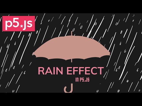 Rain effect in p5.js!!