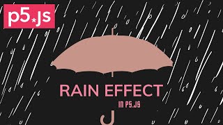 Famous Rain effect in p5.js!! Net Worth