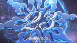New Year Snowflake Countdown After Effects Template