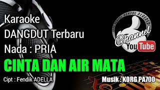 CINTA DAN AIR MATA Karaoke - Fendik ADELLA || Nada PRIA