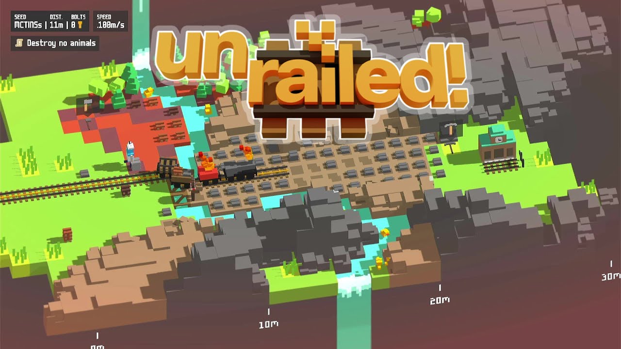 Unrailed! Local Coop Gameplay on Nintendo Switch - YouTube