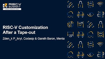 RISC-V Customization After a Tape-out - Zdeněk Přikryl, Codasip & Gareth Baron, Menta