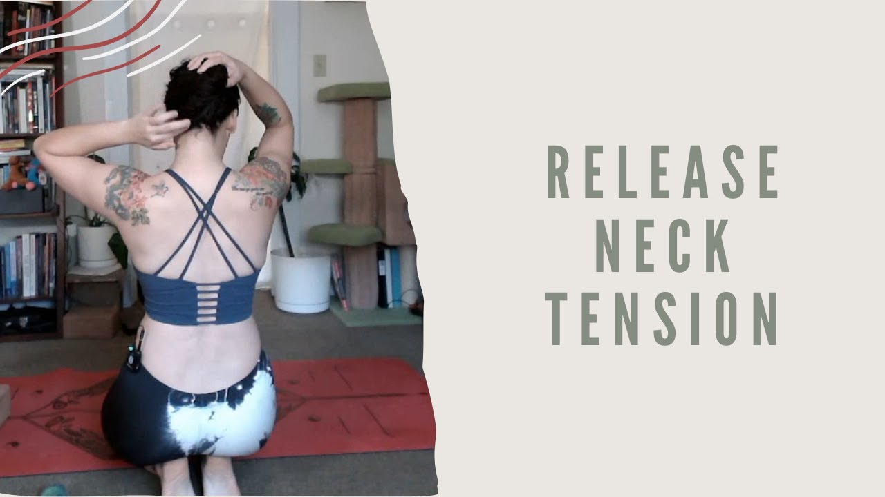 Release neck tension with yoga tune up balls YouTube