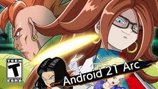 DRAGON BALL FIGHTERZ - THE MOVIE! Android 21 Arc! (ALL CUTSCENES)
