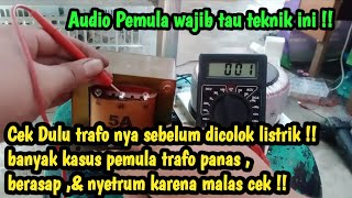 HOW TO CHECK IF A TRANSFORMER IS DAMAGED OR NOT USING A MULTITESTER!! SUITABLE FOR BEGINNERS