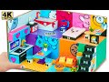 DIY Miniature #122 ❤️ How To Build Miniature BT21 House from Cardboard ❤️ BTS & BT21 room decor