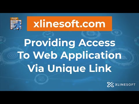 Providing Access To Web Applications Via An Unique Link