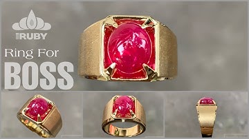 Tôn vinh giá trị - Nhẫn ruby huyết kính lục yên - khẳng định bản quyền, chiếm lĩnh trái tim - IRUBY