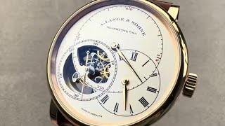 A. Lange & Sohne Richard Lange Tourbillon Pour Le Merite (760032) A. Lange & Sohne Watch Review