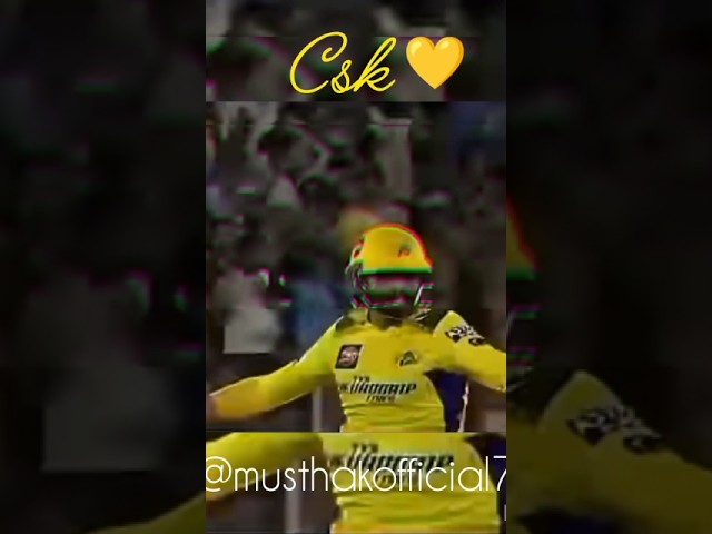 csk💛 finals csk vs gt sir jadeja👑 winning shot