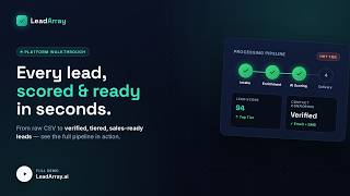 LeadArray Demo   Summer 2026