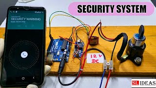 How to make bike & car security system using arduino gsm module at your home |sim800l | sl ideas.