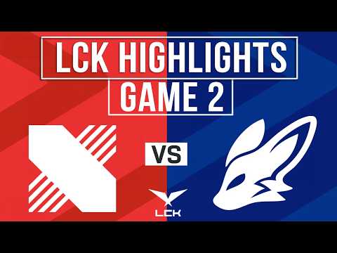 KRX vs BFX Highlights Game 2 | LCK 2026 Rounds 3-4 | Kiwoom DRX vs BNK FEARX