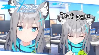 Shiroko Wants Headpat blue Archive