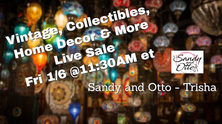 Live Vintage Sale & Chat | Jan 6, 2023 @11:30am et (8:30am pt) #livesale #livevintagesale