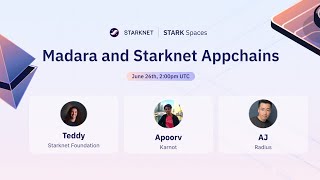 Famous STARK Spaces | Madara and Starknet Appchains Net Worth