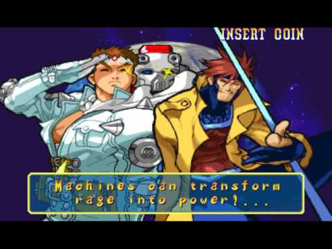 Marvel vs Capcom 1 ( Arcade ) - Jin / Gambit Playthrough ( Aug 9, 2016 )