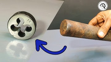 I Couldn’t Drill This Hardened Shaft… So I Turned It Into a Die Instead!