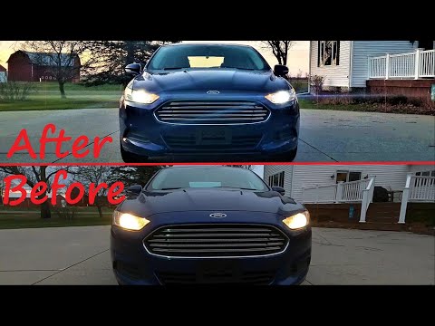 Installing LED headlight bulbs in my 2014 Ford Fusion