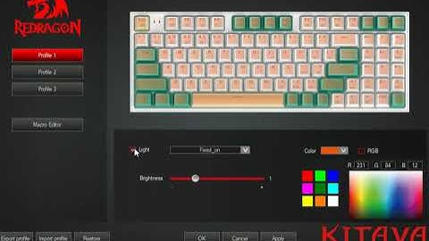 redragon k636 clo how to assign macros