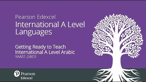 Getting Ready to Teach Pearson Edexcel International A Level Arabic (Module 1)