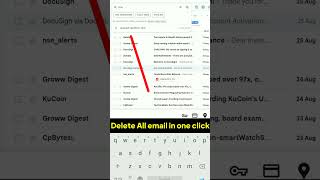 How to delete all mails in gmail // Email ke sare message kaise delete kare // #shorts #email screenshot 5