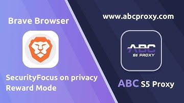 Set up web proxy in Brave Browser with ABCproxy | Trusted Residential Proxy  ABC S5 PROXY #socks5
