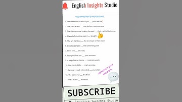 Prepositions Practice #exam #seba #ahsec #1markquestions