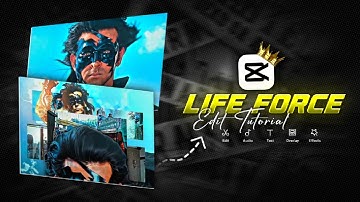 Instagram Trending LIFE FORCE reels edit in mobile  |Capcut template ? | Life force krish edit