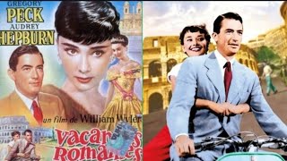 "Грегори Рек & Одри Хепбёрн" 1953' "Римские каникулы"