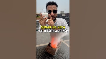 Normal Sugar Se Yeh ? I Science experiment #ashusir #physics #scienceandfun #ytshorts #shorts