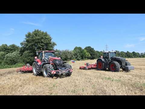 Testing the Horsch Joker 6 HD Disc Harrow || Case IH Puma 260 & Fendt Vario 1050 Discing on a Slope