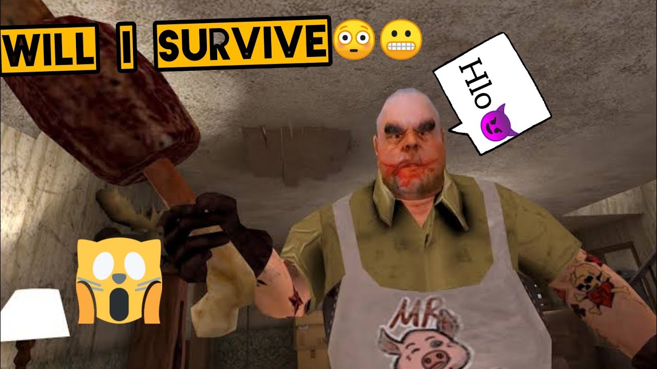 Can I survive with him😳/Me.Meat gameplay/Horror 