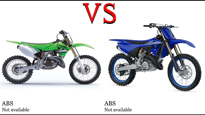 Kawasaki KX 125 vs Yamaha YZ 125 Test specification comparison
