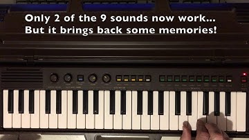 30 Seconds with my Yamaha PS-3 Keyboard