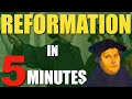 The REFORMATION in 5 MINUTES: What you NEED TO KNOW FAST