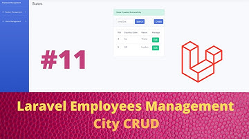11 Employees Management Application with Laravel and Vuejs - City CRUD