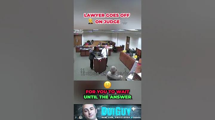 Lawyer Goes OFF on Judge