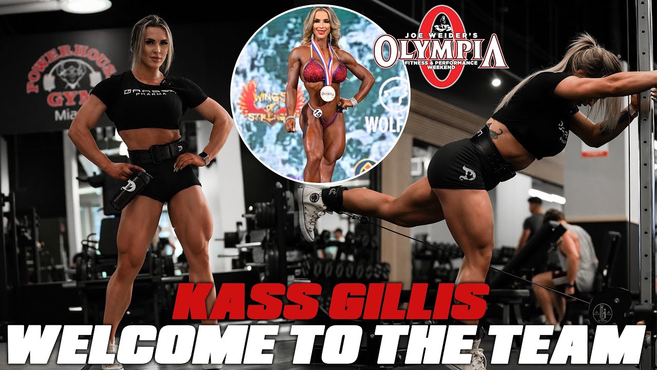 KASSANDRA GILLIS | NEWEST DRAGON PHARMA ATHLETE | GLUTES WORKOUT WELLNESS STYLE