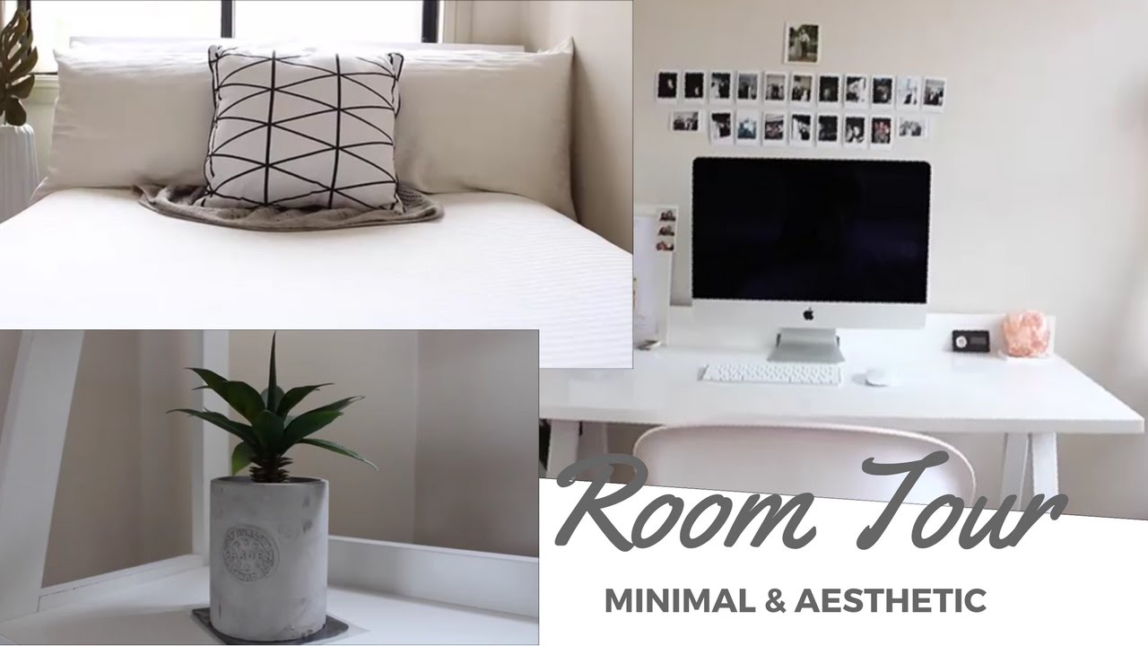 MINIMAL AESTHETIC ROOM TOUR 2017 | THE MINIMALISM SERIES ...