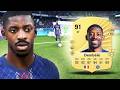 91 DEMBELE THE KING OF HIGHBURY EVOLUTION PLAYER REVIEW IN FC 26 | FC 26 ULTIMATE TEAM