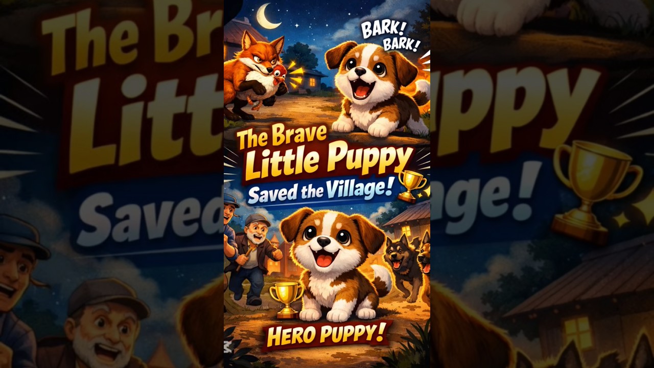 Small puppy, big courage 🐶🔥