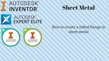 Autodesk Inventor - Lofted Flange