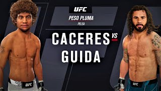Caceres VS Guida | Peso Pluma - Featherweight | UFC 4 | Highlights | Pelea Estelar | GAMEPLAY