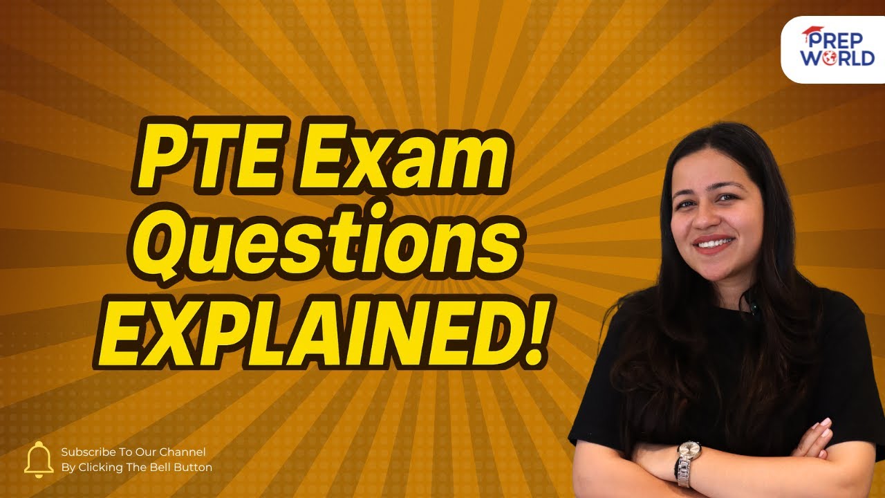 PTE Exam Questions EXPLAINED! (All Sections Covered)